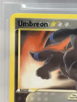 2007 Pokemon POP Series 5 #17 Umbreon Gold Star R BGS Authentic Altered - Image 3