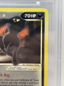 2007 Pokemon POP Series 5 #17 Umbreon Gold Star R BGS Authentic Altered - Image 4