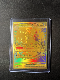 POKEMON TCG: MEGA DRAGONITE EX 295/217 GOLD HYPER RARE ASCENDED HERO'S - Image 1