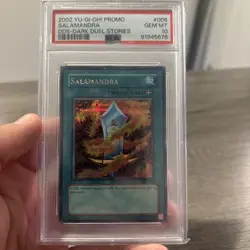 Yugioh PSA 10 Salamandra DDS-006 Prismatic Secret Rare 2002 GBA Joey Wheeler! - Image 3