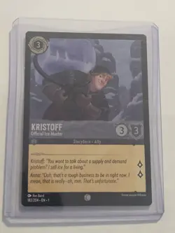 Disney Lorcana TCG - Kristoff Official Ice Master - 182/204 - Common - Foil NM - Image 1