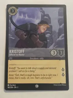 Disney Lorcana TCG - Kristoff Official Ice Master - 182/204 - Common - Foil NM - Image 3