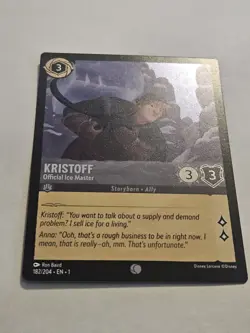 Disney Lorcana TCG - Kristoff Official Ice Master - 182/204 - Common - Foil NM - Image 4