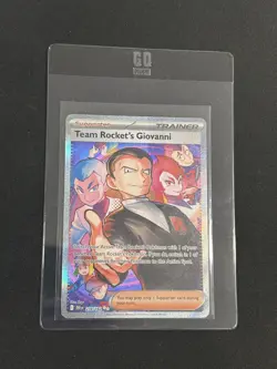 Pokemon Team Rockets Giovanni 238/182 Special Illustration Rare Destined Rivals - Image 3