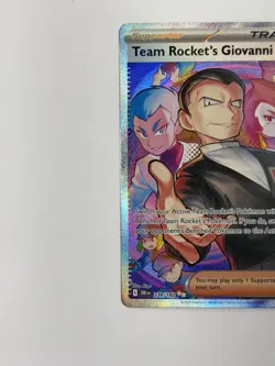 Pokemon Team Rockets Giovanni 238/182 Special Illustration Rare Destined Rivals - Image 5