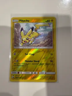 Pikachu 40/147 S&M Sun & Moon Burning Shadows Reverse Holo Pokemon TCG - Image 1
