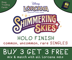 Disney Lorcana - Shimmering Skies FOIL - Single Cards - Mint - Buy 3 Get 3 - Image 1
