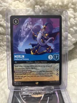 Disney Lorcana Merlin Intellectual Visionary 159/204 Legendary Shimmering Skies - Image 1