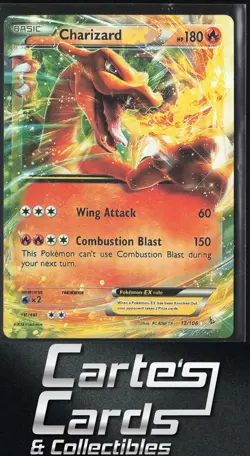 Charizard EX (12) 2024 Pokemon XY - Flashfire #12/106 Ultra Rare Holo - Image 1