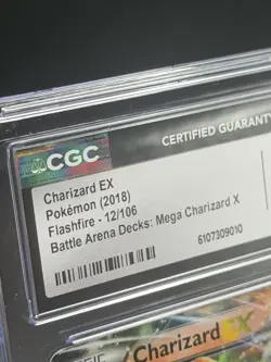 Pokemon TCG- (2) CGC LABEL ERROR Charizard EX 12/106 Sequential CGC 9 & CGC 9.5 - Image 4