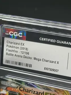 Pokemon TCG- CGC LABEL ERROR 2014 Charizard EX 12/106 Flashfire CGC 8.5 - Image 4
