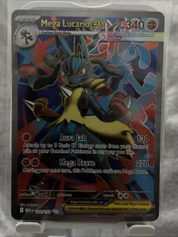Mega Lucario ex - 160/132 160/132 Mega Evolution Pokemon Card - Image 1