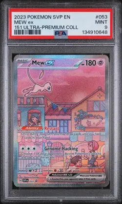 2023 POKEMON SVP EN-SV PROMO 151 ULTRA-PREMIUM COLLECTION #053 MEW EX PSA 9 - Image 1