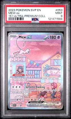 2023 POKEMON SVP EN-SV PROMO 151 ULTRA-PREMIUM COLLECTION #053 MEW EX PSA 9 - Image 1