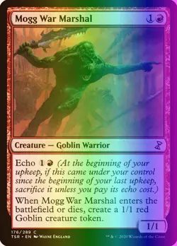 MTG Mogg War Marshal (176/429) Time Spiral Remastered LP FOIL - Image 1