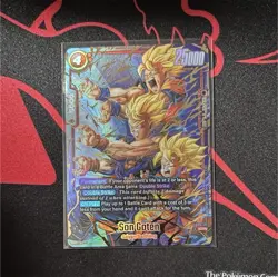 Bandai Dragon Ball Super Card Game Son Goten FB08-121 SCR Foil Double Strike - Image 1
