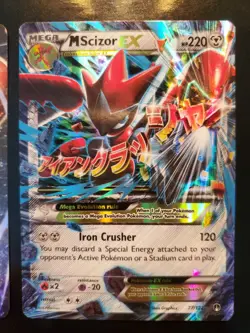 Scizor EX 76/122 M Scizor EX 77/122 Holo Pokemon TCG Card XY Breakpoint LP - Image 5