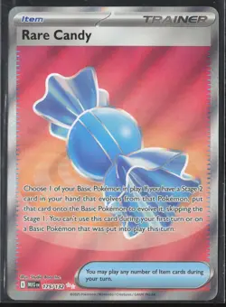 Rare Candy Ultra Rare ME01: Mega Evolution 175/132 NM Pokemon Card - Image 1