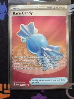 Pokemon TCG Mega Evolution Trainer Holo Card 175/132 Rare Candy - Image 1