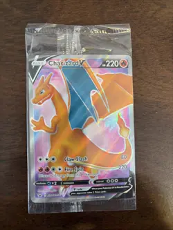 Pokemon Card - Charizard SWSH050 - Black Star Promo - Champions Path - Sealed - Image 1
