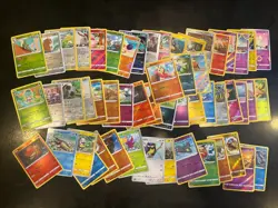 300 Bulk C/U/R Pokemon Card Lot, Vintage, Modern, Mid Era, English and Japanese - Image 3