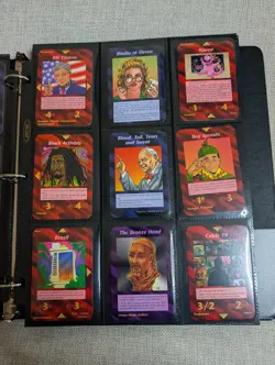 All 200 Unlimited Com Set 1995 ILLUMINATI INWO Card Game New World Order NUKE - Image 3