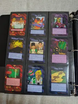 All 200 Unlimited Com Set 1995 ILLUMINATI INWO Card Game New World Order NUKE - Image 5