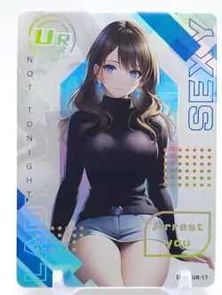 Goddess Story - Urban Beauty - Anime Waifu UR Trading Card - Image 1