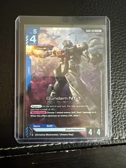 Gundam Card Game Gundam NT-1 GD03-001 LR - Steel Requiem - Image 1
