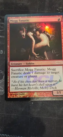 MtG Mogg Fanatic FOIL Promo - Image 1