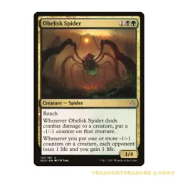 1 x Obelisk Spider/ Hour of Devastation (HOU 2017) PL Eng MTG - Image 1
