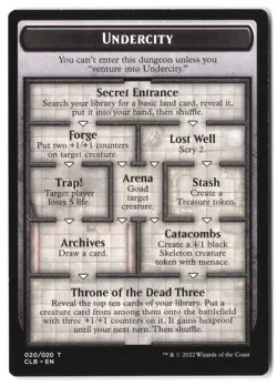 The Initiative // Undercity Double-Sided Token 20 CLB MTG NM - Image 1