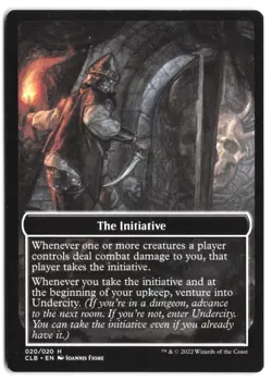 The Initiative // Undercity Double-Sided Token 20 CLB MTG NM - Image 2