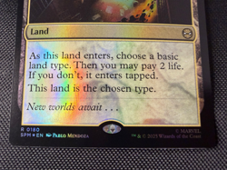 MTG Multiversal Passage Foil R 0180 Rare Land Marvel’s Spider-Man SPM NM - Image 2
