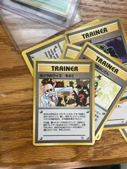BLAINE’S QUIZ #1 Gym Heroes - No rarity symbol -Pokemon TCG Japanese - Image 1