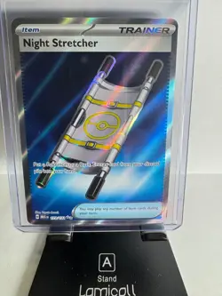 Pokemon TCG Night Stretcher 173/132 Ultra Rare Me01: Mega Evolution Holo - NM - Image 1