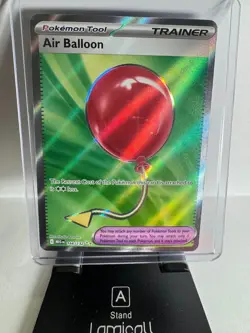 Pokemon TCG Air Balloon 166/132 Ultra Rare Me01: Mega Evolution Holo - NM - Image 1