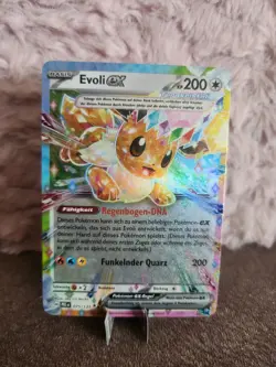 Evoli EX PRE 075 / 131 Prismatisch Evolutionen NM Pokemon KARTE Deutsch - Image 1
