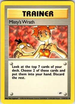 Pokemon | Gym Heroes | Misty's Wrath | 114/132 | Unlimited | NM - Image 1