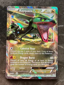 Pokemon Dragons Exalted - VERY LIGHT PLAY - RAYQUAZA EX - 85/124 - VLP - Image 1
