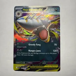 2025 Pokemon ME02: Phantasmal Flames Mega Sharpedo ex #061/094 - Image 1