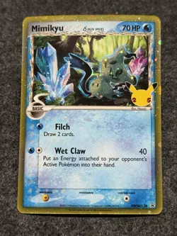Mimikyu Delta Species SWSH136 | Pokemon Celebrations Black Star Promo - Image 1