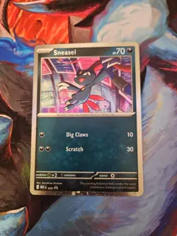 Pokemon TCG Phantasmal Flames Sneasel Promo Cosmos Holo 020 MEG 20 - Image 1