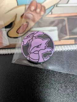 Pokemon Purple Marowak Mini Coin From 151 Chinese - Image 1