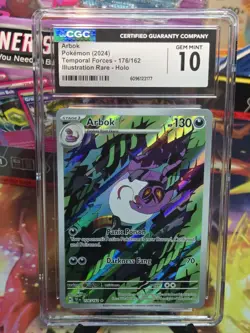 Arbok 176/162 SV05: Temporal Forces Holo CGC 10 Gem Mint - Image 1