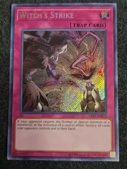 Yugioh Witch’s Strike SAST-EN079 Secret Rare LP - Image 1