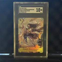 One Piece 2024 Wings of the Captain Kouzuki Momonosuke #OP06-107 SGC 10 - Image 1
