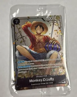 One Piece Monkey D. Luffy P-075 English Promo Tin Set Vol 2 Exclusive Sealed - Image 1