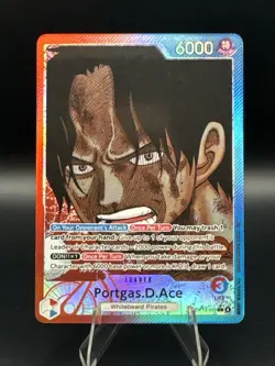 Portgas.D.Ace (002) (Alternate Art) OP13-002 Carrying On His Will Foil - Image 1