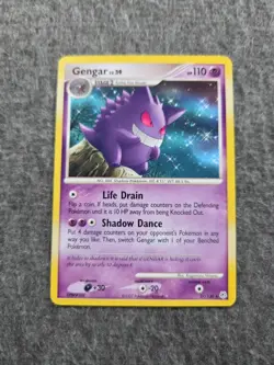 Pokemon TCG Gengar Diamond and Pearl 27/130 non holo rare MP 2007 Card - Image 1